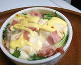 豆腐と水菜とベーコンでココットカマン作り方7写真