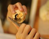 マッシュルームの皮の剥き方作り方1写真