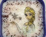 キャラ弁オブラートアート アナ雪　エルサ作り方7写真