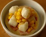 ★ベーコーン餅のココットカマン★作り方3写真