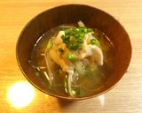 茅乃舎だしで♬キャベツとごぼうの豚バラ汁作り方3写真