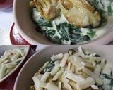 牡蠣とホウレン草たっぷり豆乳グラタン作り方5写真