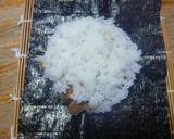豚の生姜焼きおにぎらず（黒ネコ）弁当作り方7写真