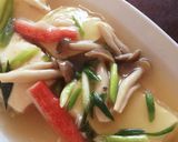 材料を入れるだけ簡単豆腐のカニカマあん作り方3写真
