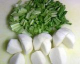カブと干し椎茸の酸辣湯作り方1写真