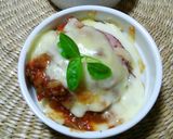 ＊ココッカマンビアハムミートソース焼き＊作り方2写真