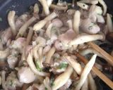 秋のキノコと鶏肉のねぎ味噌ココットカマン作り方5写真