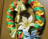 パンdeクリスマスリース(6つ編み)♪作り方39写真