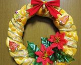 パンdeクリスマスリース(6つ編み)♪作り方43写真