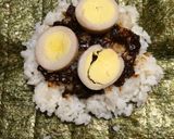 簡単☆肉味噌おにぎらず作り方2写真