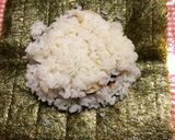 簡単☆肉味噌おにぎらず作り方4写真
