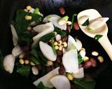 超簡単 時短 カブと豆ミックス炒め 弁当作り方3写真