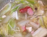 鍋の残り汁で簡単ラーメン？！作り方1写真