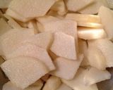 洋梨ココナッツケーキ♪しっとり&ザクザク作り方2写真