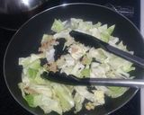 キャベツのペペロンチーノ～レモン風味～作り方3写真