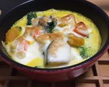 カボチャほうれん草と鶏団子のシチュー作り方8写真