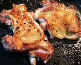 簡単♬鶏もも肉の皮パリねぎ塩ソテー♫作り方5写真