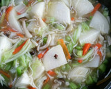 蕪ときのこの中華煮作り方6写真