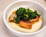 さんま缶と春菊のココットカマン♪作り方5写真