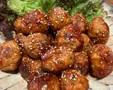 厚揚げ入り肉団子の甘酢あん作り方9写真