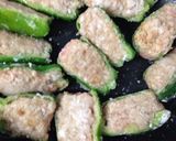 味噌で一味違う！ピーマンの肉詰め♡作り方7写真