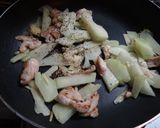 はやと瓜と鶏胸肉のとろみ炒め作り方3写真