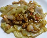 はやと瓜と鶏胸肉のとろみ炒め作り方4写真