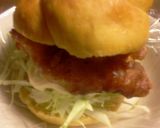 鶏の竜田揚げバーガー用のバンズ作り方15写真