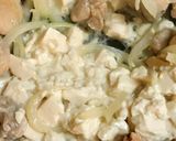 親子丼。豆腐で量増し。作り方3写真