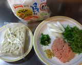 鶏ガラベースであっさり♪鶏つくねうどん作り方1写真