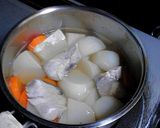 ハフハフ★柔らか〜カブ&ブリ甘味噌煮作り方7写真