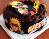NARUTOのチョコケーキ★作り方10写真