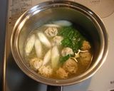 鶏ガラベースであっさり♪鶏つくねうどん作り方6写真