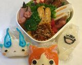 妖怪ウォッチのキャラ弁（サンドウィッチ）作り方7写真