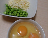簡単！枝豆とチーズの卵炒め作り方2写真