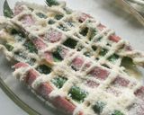 簡単☆トースターでアスパラマヨ チー焼♪作り方3写真