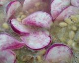とろとろ赤かぶと鶏肉大豆の米粉シチュー作り方6写真