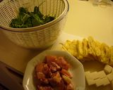 鶏肉入りもち巾着作り方1写真