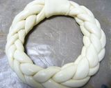 クリスマスリース　パン作り方9写真