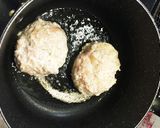 混ぜて焼くだけ鳥挽肉の豆腐ハンバーグ作り方2写真