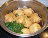 鶏肉入りもち巾着作り方4写真