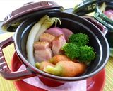 ストウブで食べる野菜スープ　茅乃舎だし作り方5写真