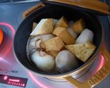 ストウブで炊く里芋と厚揚げのあんかけ作り方2写真