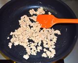 簡単♡茄子と鶏ひき肉のカフェ風ボウル♪作り方2写真