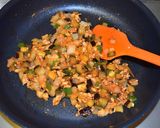 簡単♡茄子と鶏ひき肉のカフェ風ボウル♪作り方3写真