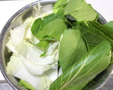 ナスと豚肉炒めに、青梗菜と白菜のあんかけ作り方4写真