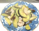 ナスと豚肉炒めに、青梗菜と白菜のあんかけ作り方3写真