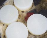 ハンバーグ職人の大根ステーキガリバタ醤油作り方9写真