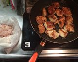 鶏胸肉で３品、梅ソテー、鳥ハム、皮炒め作り方7写真