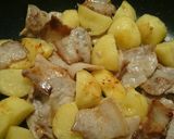 新じゃがと豚肉の味噌にんにく炒め作り方5写真